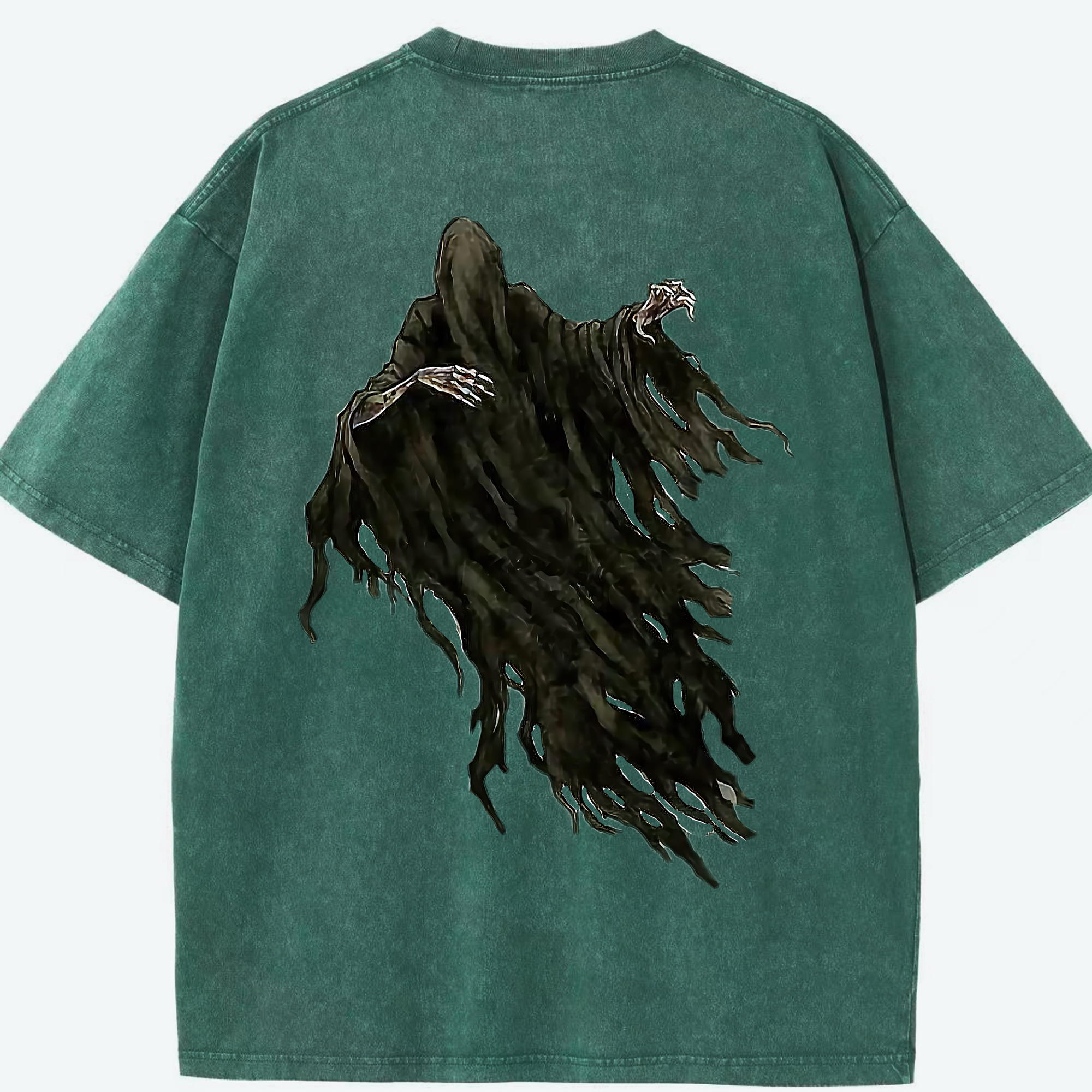 （画像用） Harry Potter ハリー・ポッターシリーズ 綿100% ヴィンテージ風 半袖Tシャツ（背面プリント）